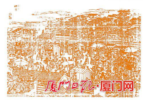 清代闽南元宵风情画。