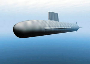 法国“梭鱼”攻击型核潜艇概念图