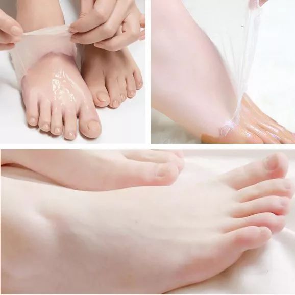 这个让脚层层脱皮的足膜,一边忍着恶心一边用