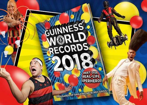 图1 2018《吉尼斯世界纪录大全》(图片来源：吉尼斯世界纪录官网)