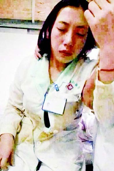 被殴打护士陈星羽