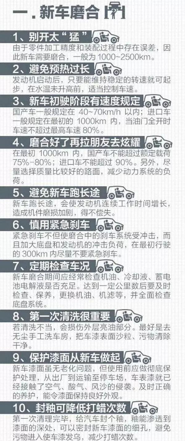 新手上路开车技巧 新手驾车100条基本常识