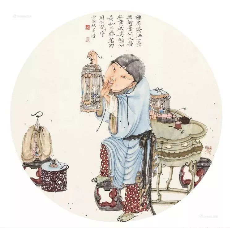 吴浩:以“现代春宫图”著称,通过沉静的绘画体会内心的单纯与纯粹