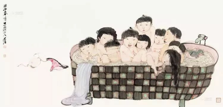 吴浩:以“现代春宫图”著称,通过沉静的绘画体会内心的单纯与纯粹