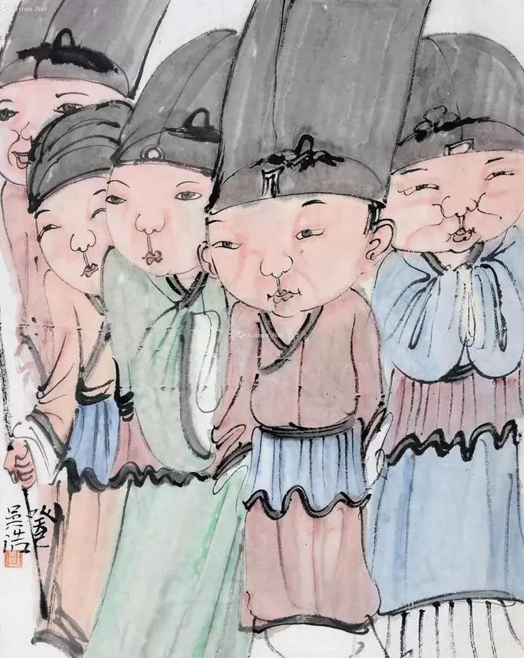 吴浩:以“现代春宫图”著称,通过沉静的绘画体会内心的单纯与纯粹