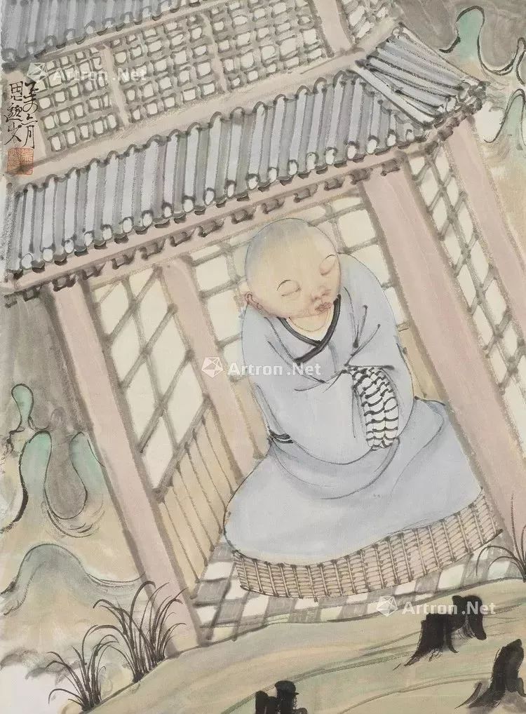 吴浩:以“现代春宫图”著称,通过沉静的绘画体会内心的单纯与纯粹