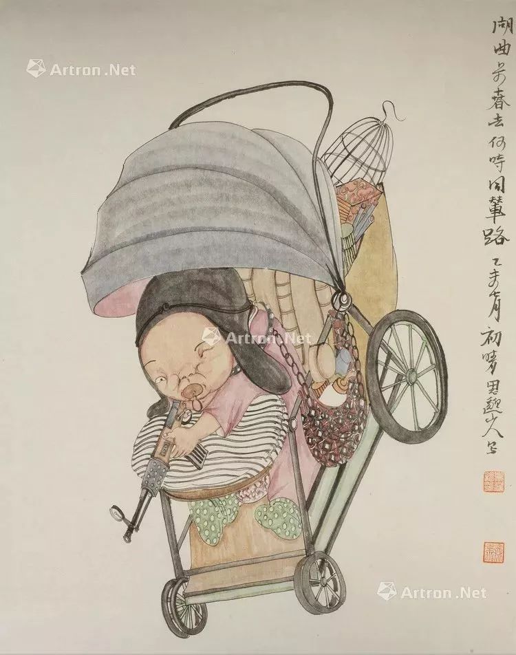 吴浩:以“现代春宫图”著称,通过沉静的绘画体会内心的单纯与纯粹