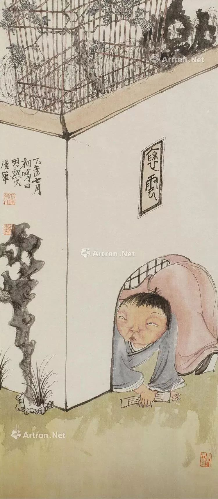 吴浩:以“现代春宫图”著称,通过沉静的绘画体会内心的单纯与纯粹