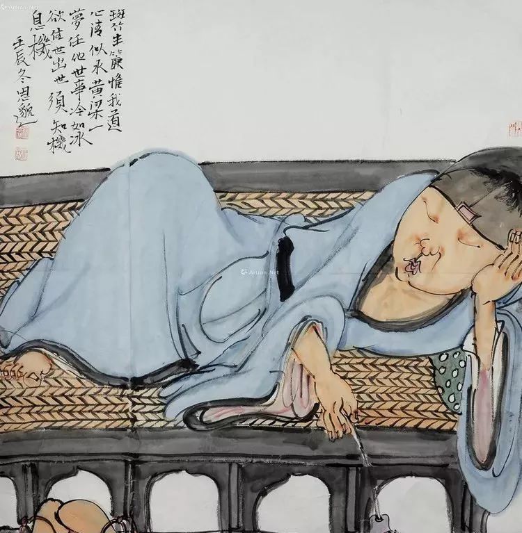 吴浩:以“现代春宫图”著称,通过沉静的绘画体会内心的单纯与纯粹