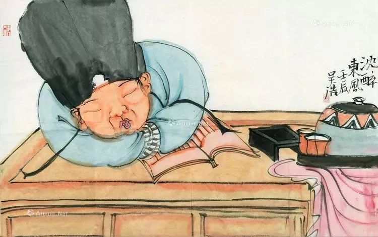 吴浩:以“现代春宫图”著称,通过沉静的绘画体会内心的单纯与纯粹