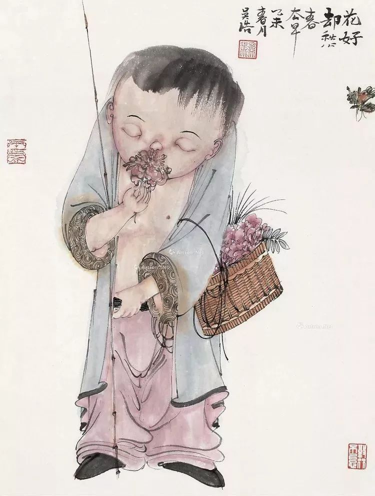 吴浩:以“现代春宫图”著称,通过沉静的绘画体会内心的单纯与纯粹