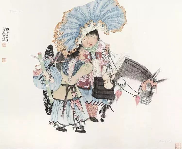 吴浩:以“现代春宫图”著称,通过沉静的绘画体会内心的单纯与纯粹