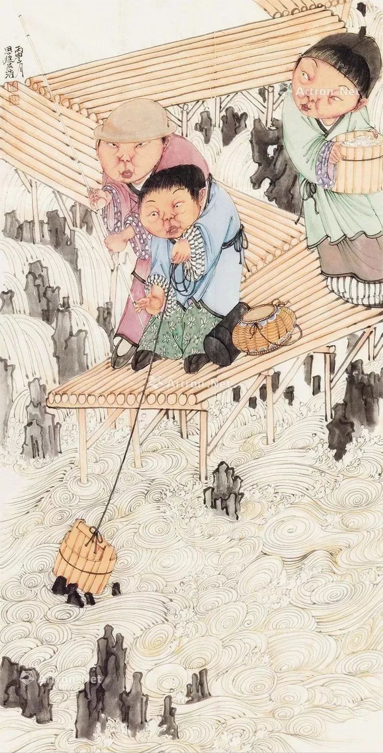 吴浩:以“现代春宫图”著称,通过沉静的绘画体会内心的单纯与纯粹