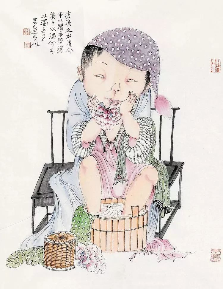 吴浩:以“现代春宫图”著称,通过沉静的绘画体会内心的单纯与纯粹