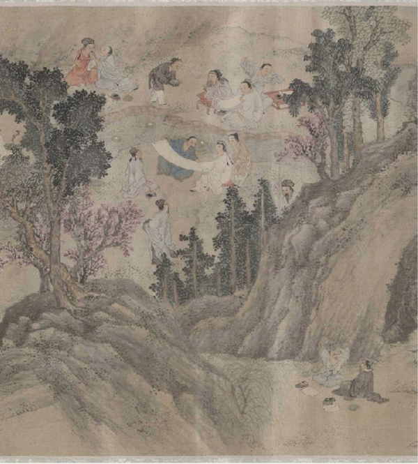 不同于露骨春宫画，古代卷轴画的“同志”主题往往隐晦得多