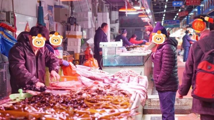 实拍青岛开春第一鲜开凌梭 错过再等一年(图)