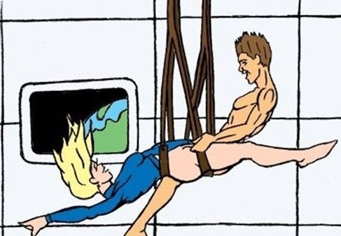 图解:在太空过夫妻生活的5种方式