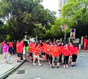 南昌村民健步走 快乐享健康